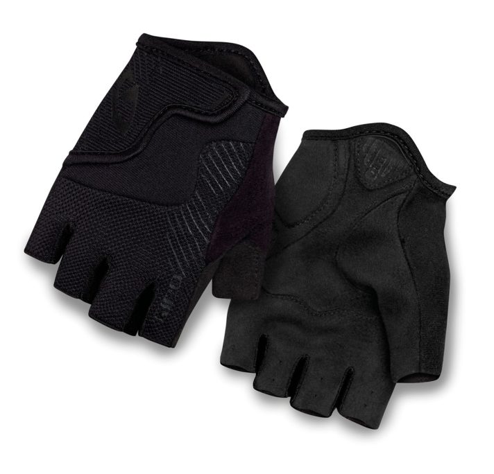 GIRO BRAVO JUNIOR CYCLING MITT 2017: MONO BLACK  Small