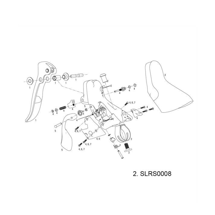 SRAM ROAD SPARE – SHIFTER CLAMP KIT FOR ALL ROAD SHIFTERS 09-11 (PAIR)