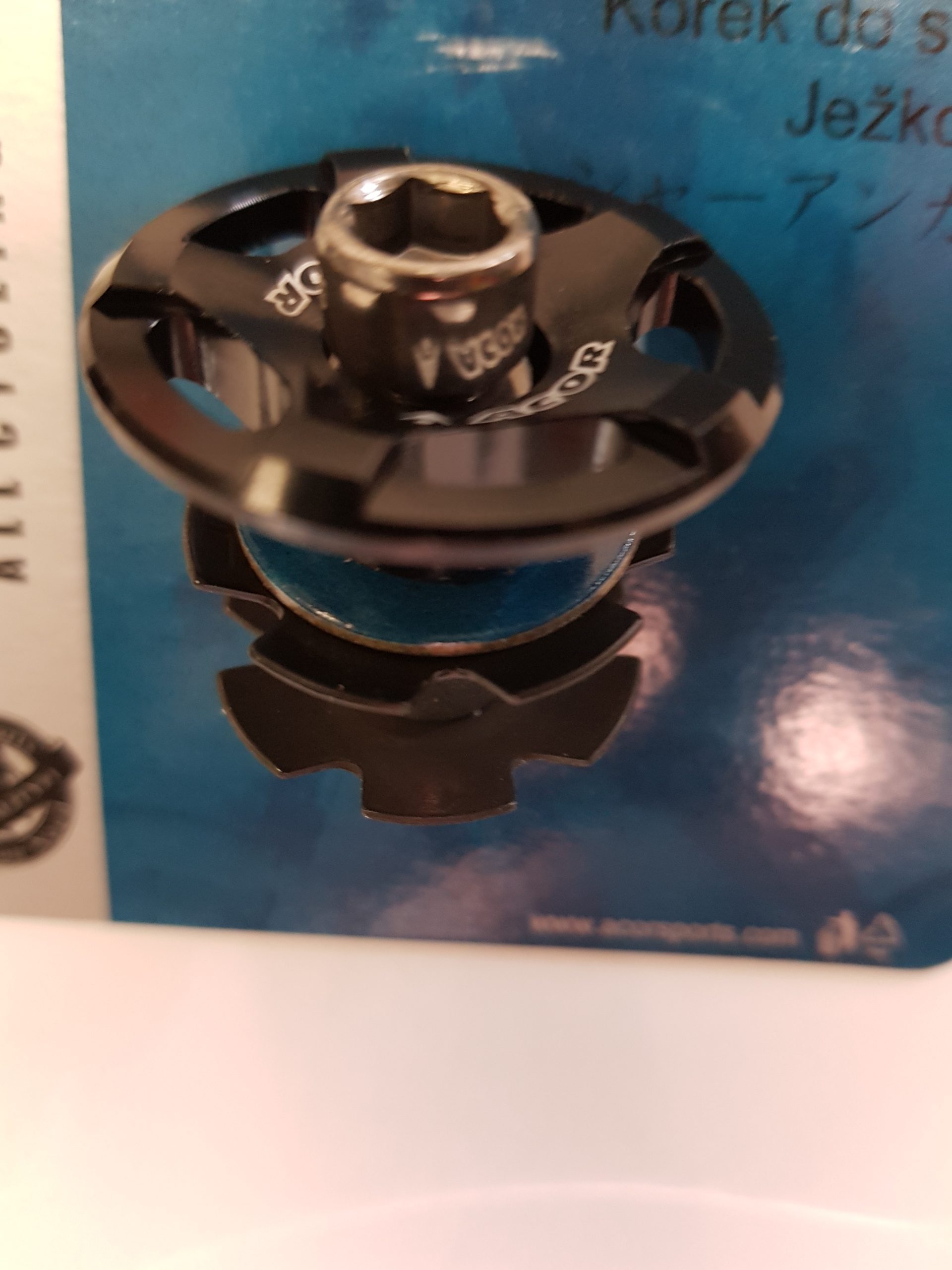 Acor 1.1 8 Star Washer Bolt & CNC Top Cap Black