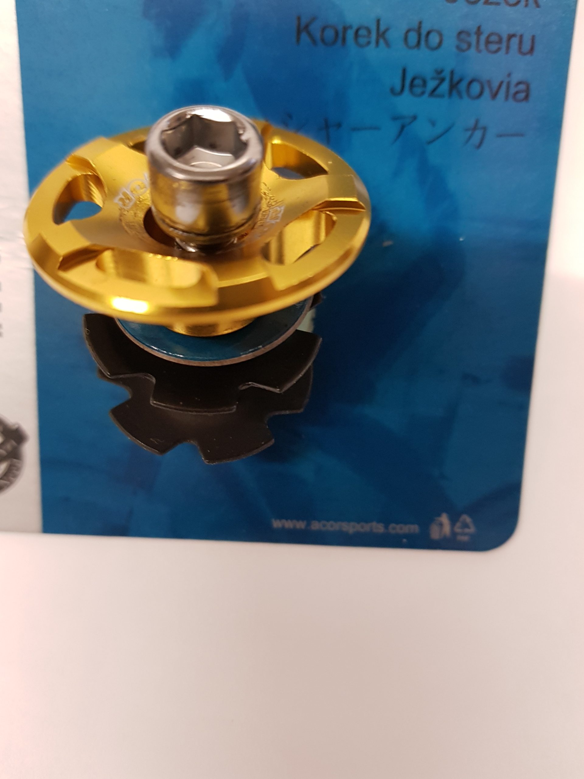 Acor 1.1 8 Star Washer Bolt & CNC Top Cap Gold
