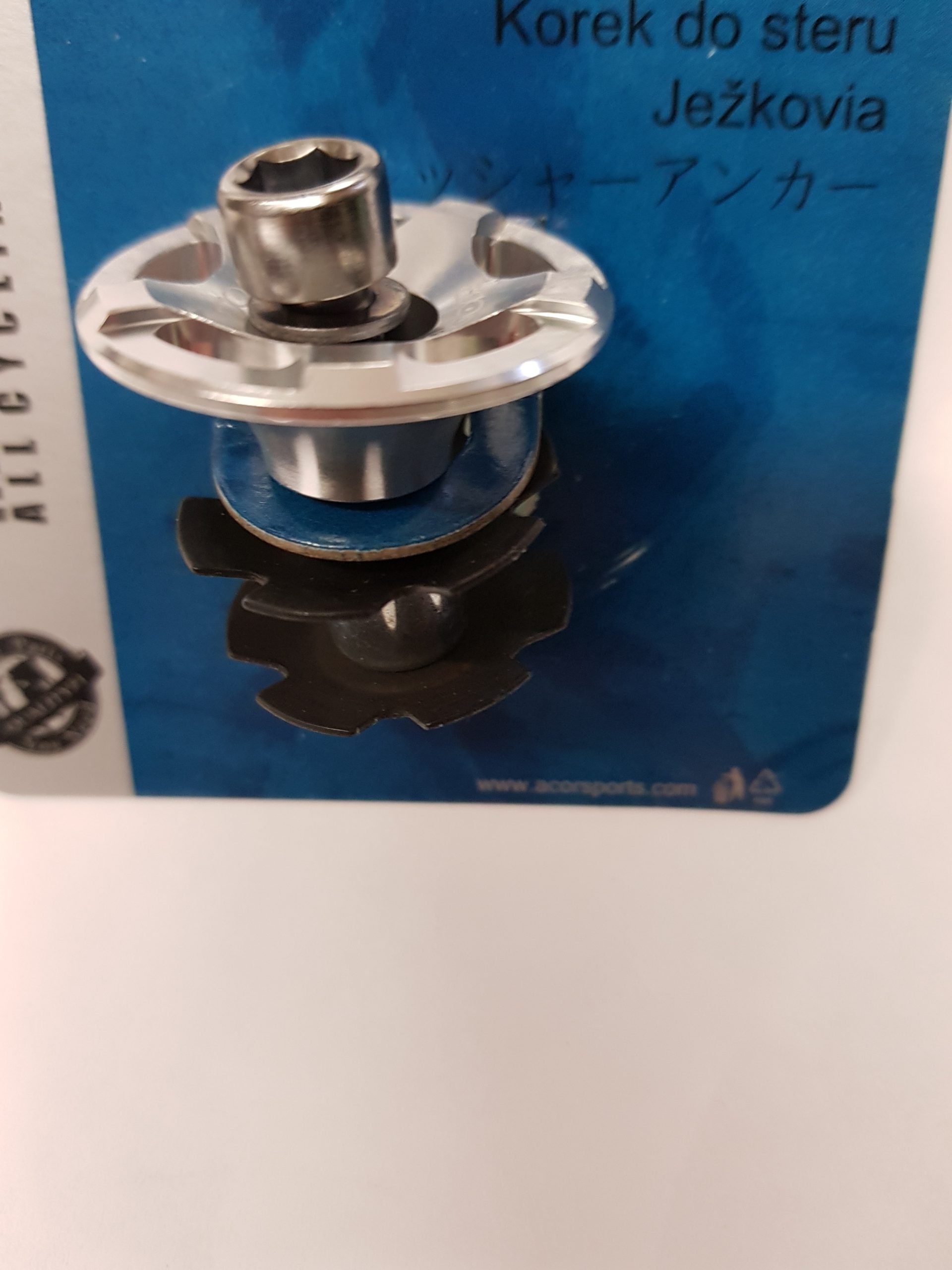 Acor 1.1 8 Star Washer Bolt & CNC Top Cap Silver