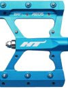 HT AE-05, CNC Alloy Platform, Thrust Bearing, Cr-Mo axles, Replaceable pins Blue