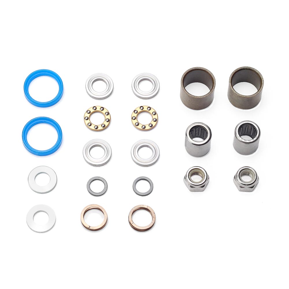 HT Pedal Rebuild Kit, T-1 2017 on Pedals (Blue seals) - Includes, bearings, washers, end nuts, Orings