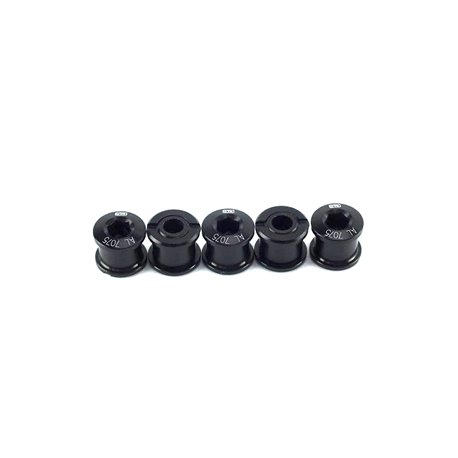 SD Chainring Bolts 5 set cr-mo Black 5.5mm