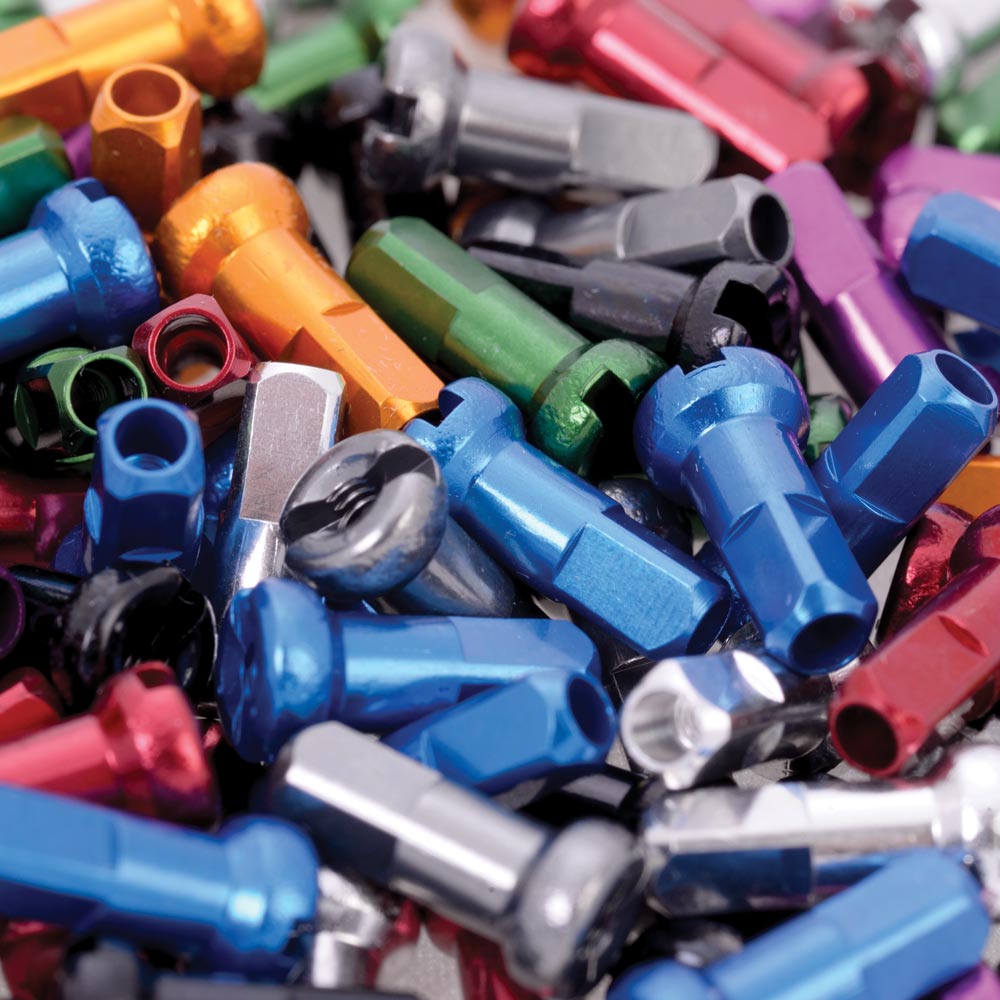 Halo alloy nipples Black