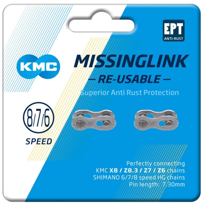 KMC MissingLink 7/8 EPT Silver 7,3mm 2Pr (Reusable)