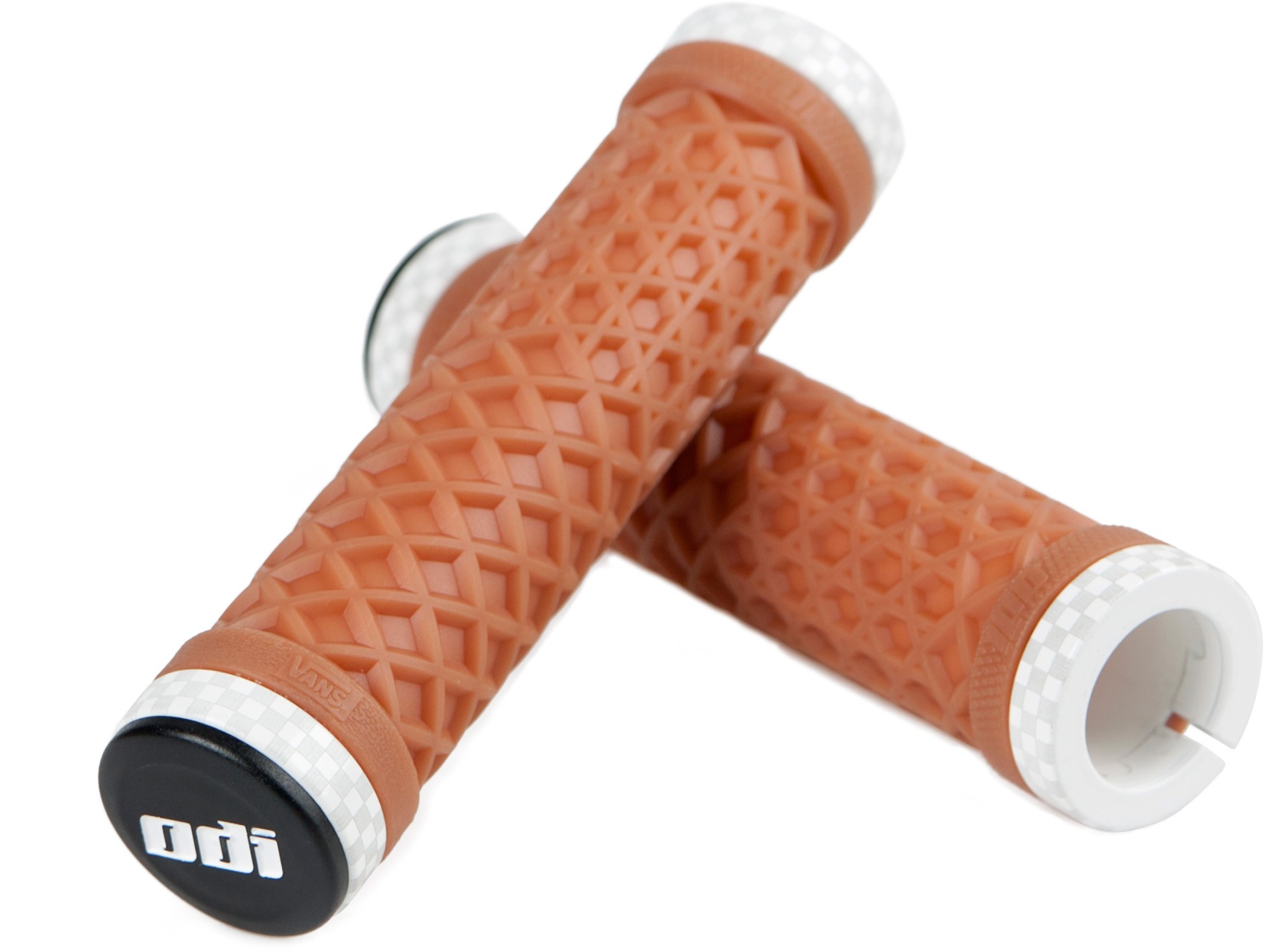 Vans Limited Edition Lock On Grips 130mm – Gum / Checkerboard