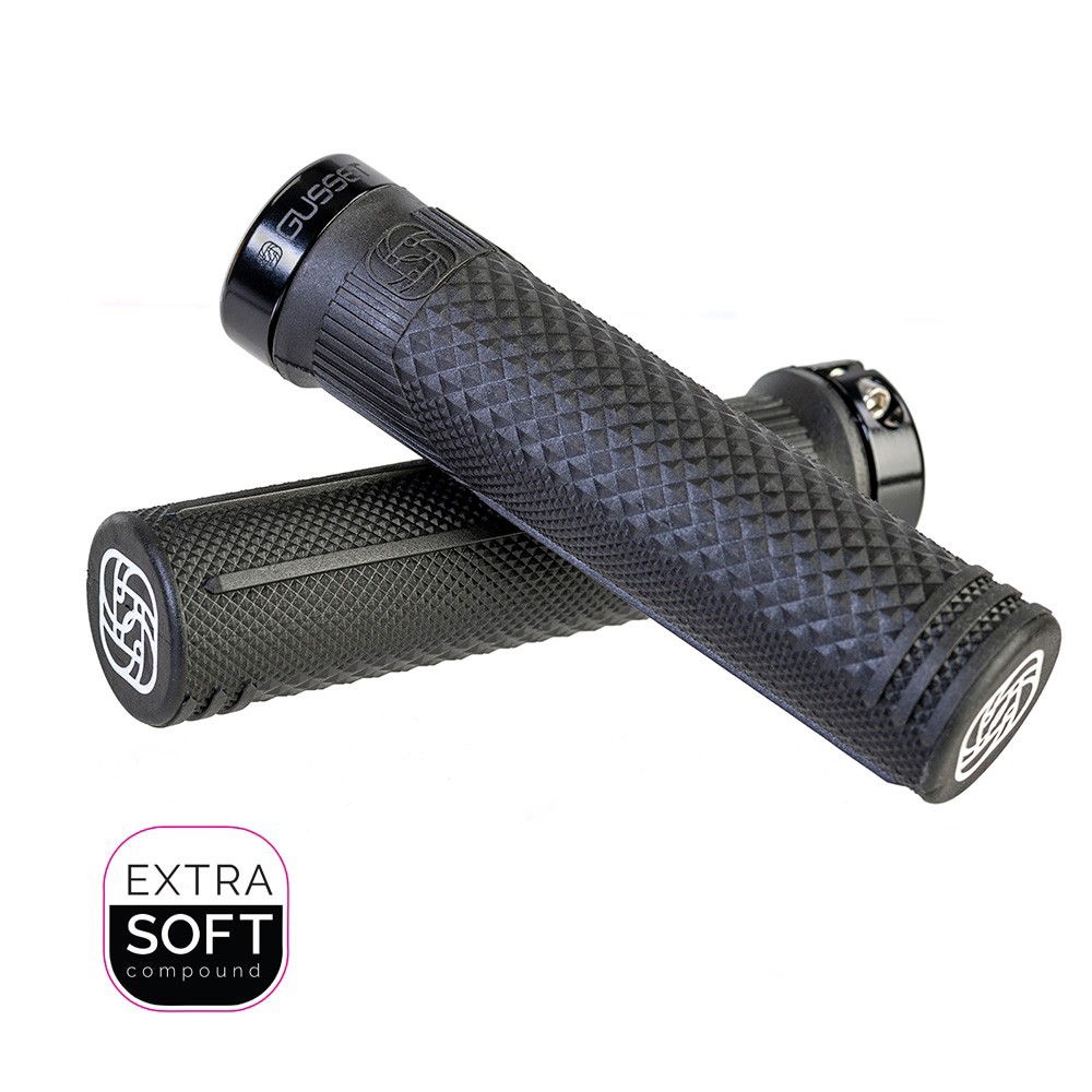 Gusset S2 Lock-On Grips – Extra Soft Black