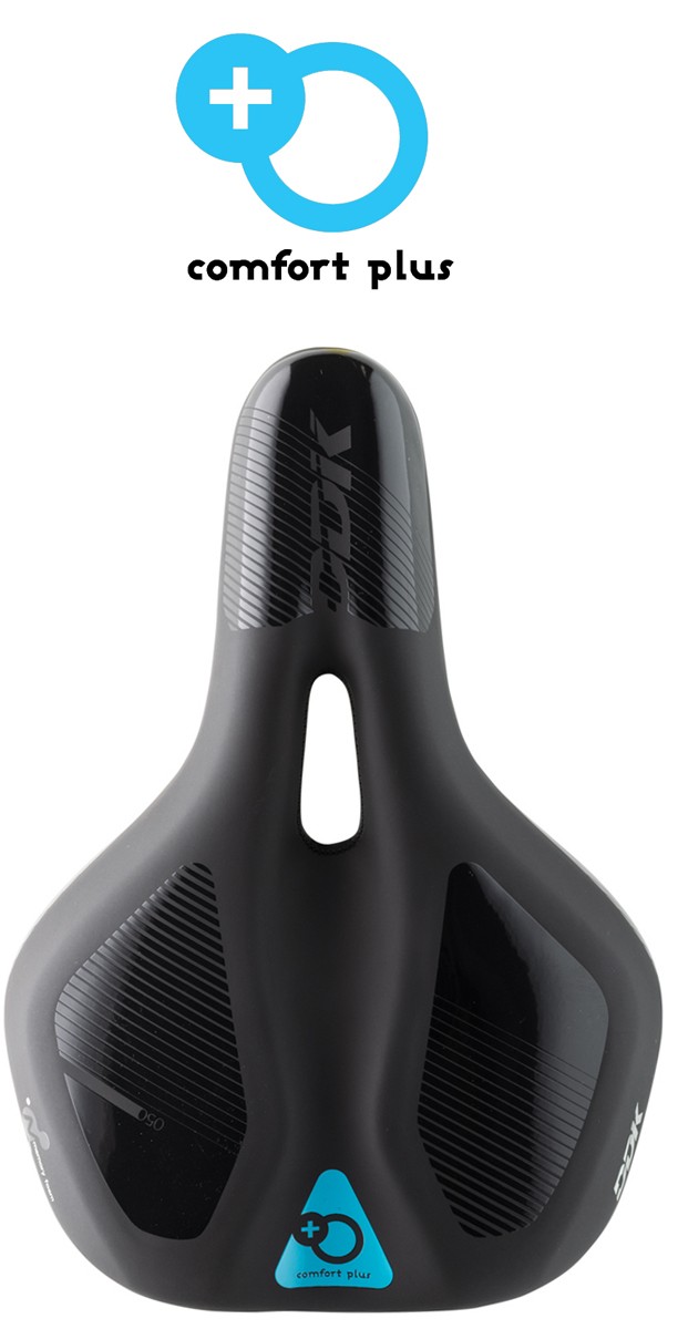 DDK 3053MF Comfort Plus Unisex City Saddle in Black