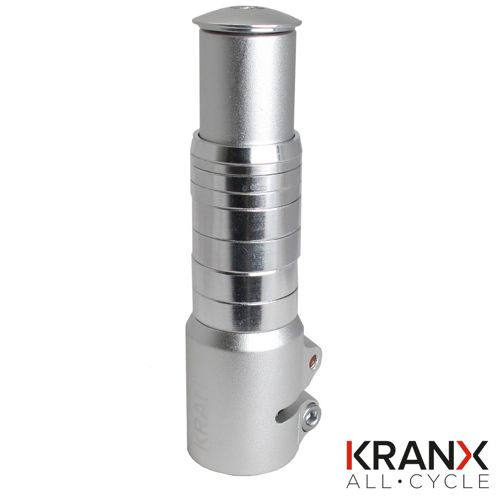 KranX Alloy A/Head Stem Riser Silver