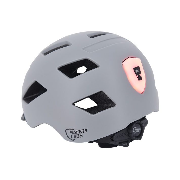 Safety Labs E-Bahn 2.0 Urban Helmet in Matt Light Grey Large (57-61cm)