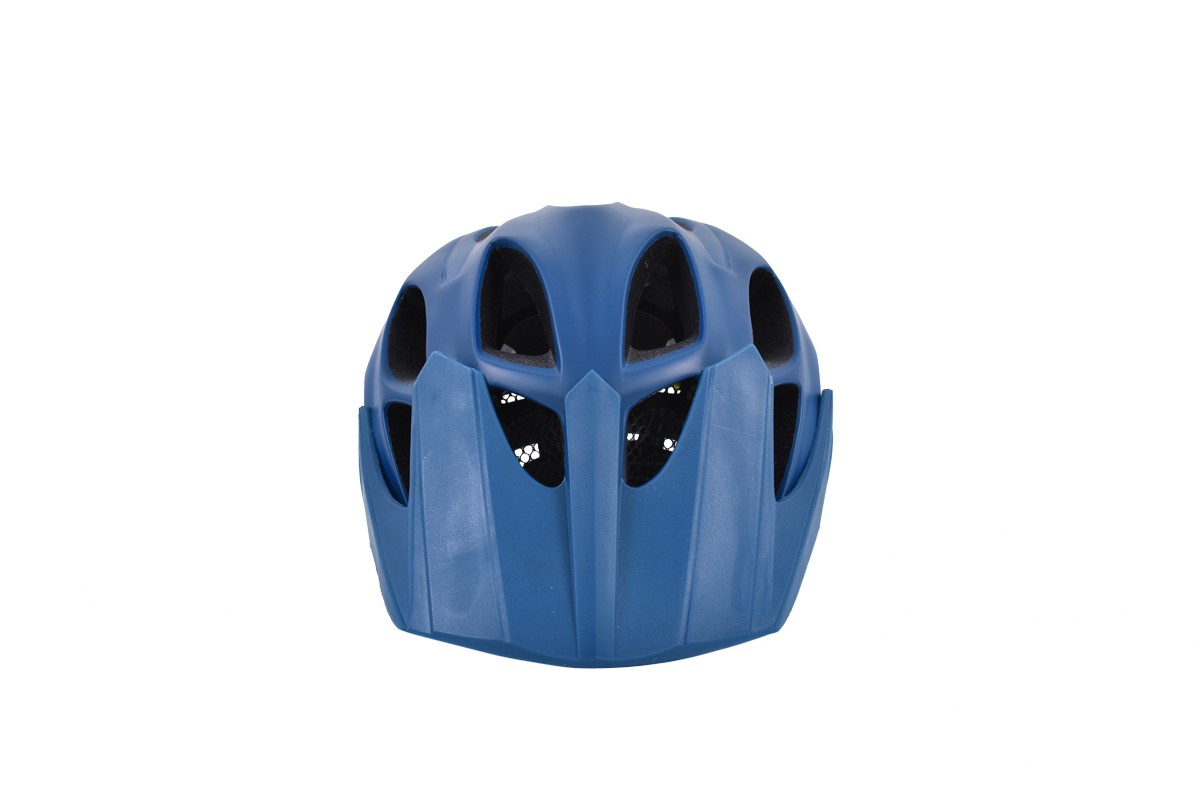 Safety Labs Vox Enduro Inmold Helmet With Integrated Rear Light in Blue/Yellow Medium (54-57cm)