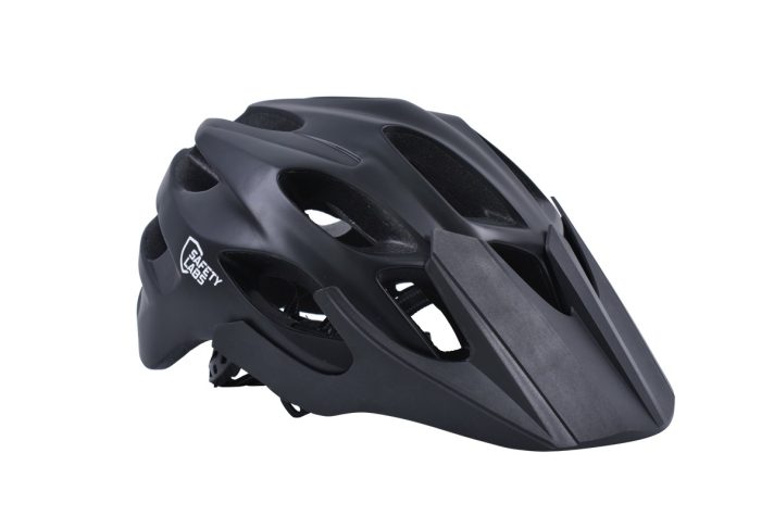 Safety Labs Vox Enduro Inmold Helmet With Integrated Rear Light in Black Large (57-61cm)