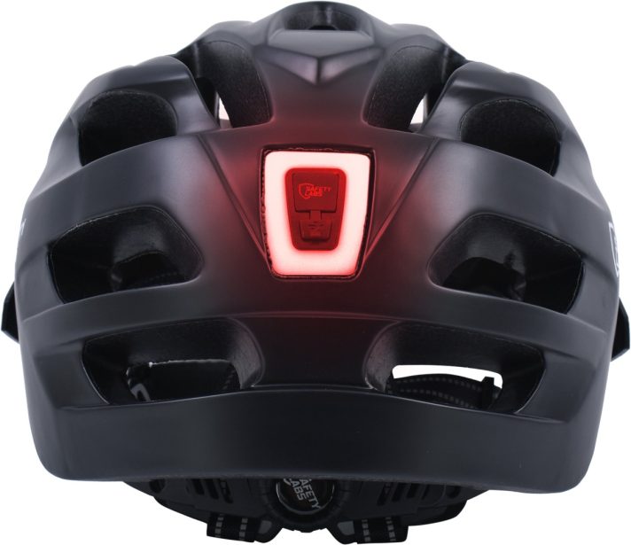 Safety Labs Vox Enduro Inmold Helmet With Integrated Rear Light in Black Large (57-61cm)