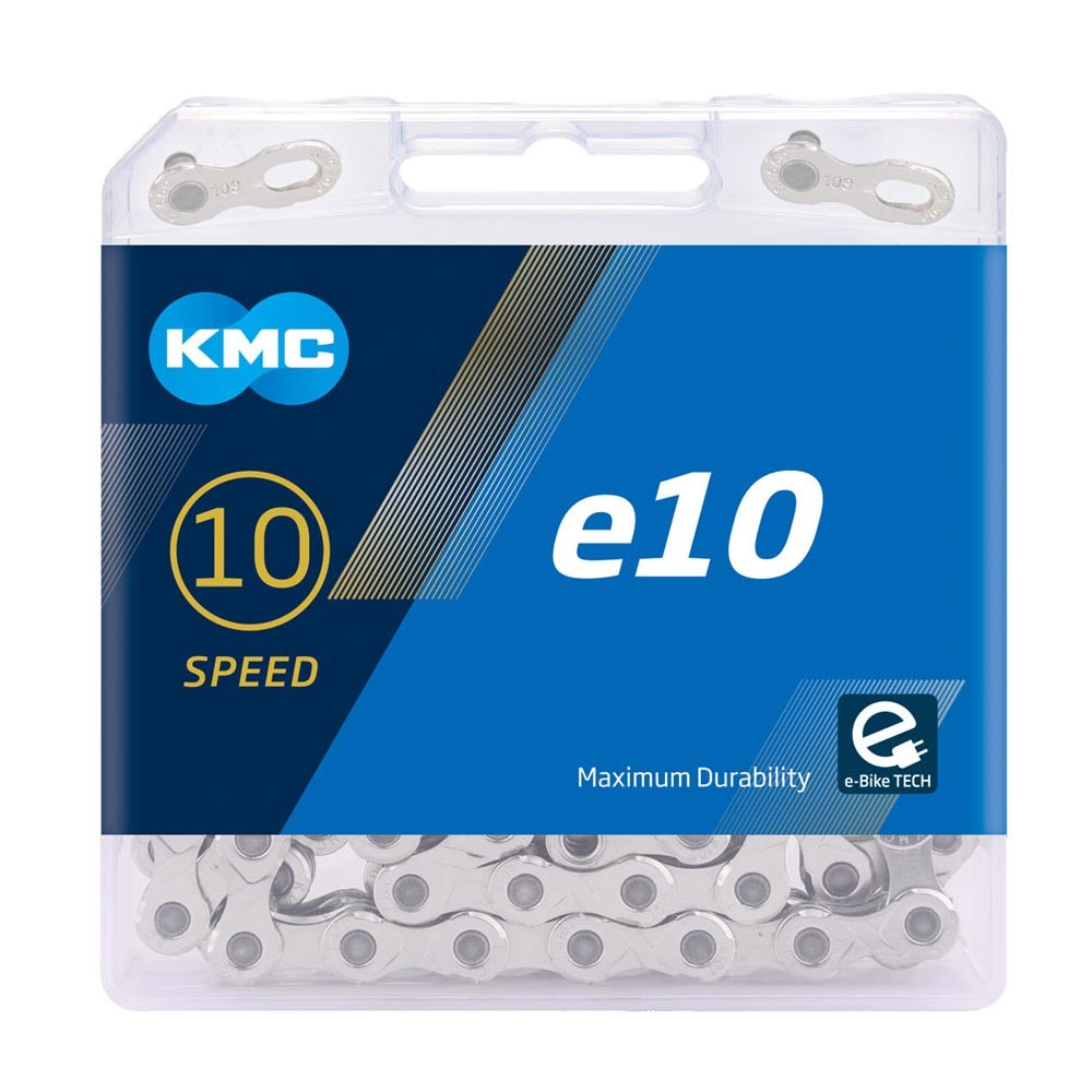 KMC E10 E-Bike 10 Speed Chain 114 Link Silver