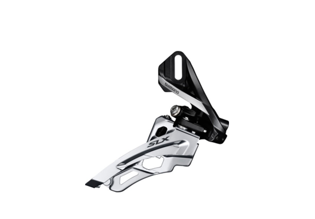 Shimano SLX M672-E triple front derailleur direct mount side swing front pull